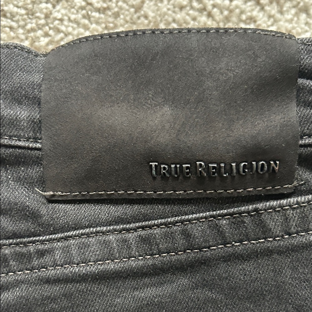 True Religion Men's Charcoal Jeans